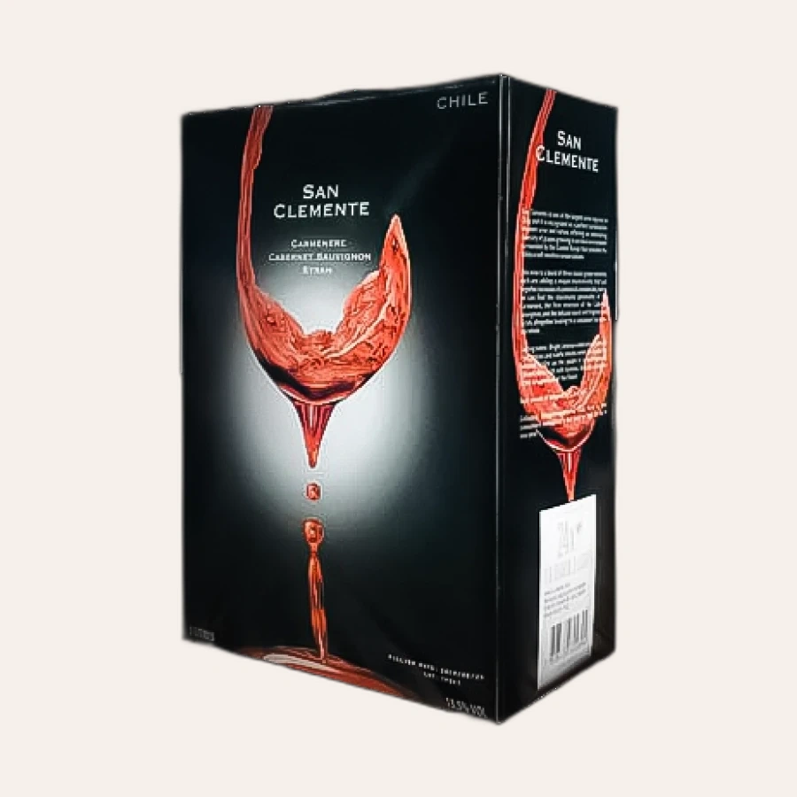 Rượu Vang Bịch Chile San Clemente 5000ml