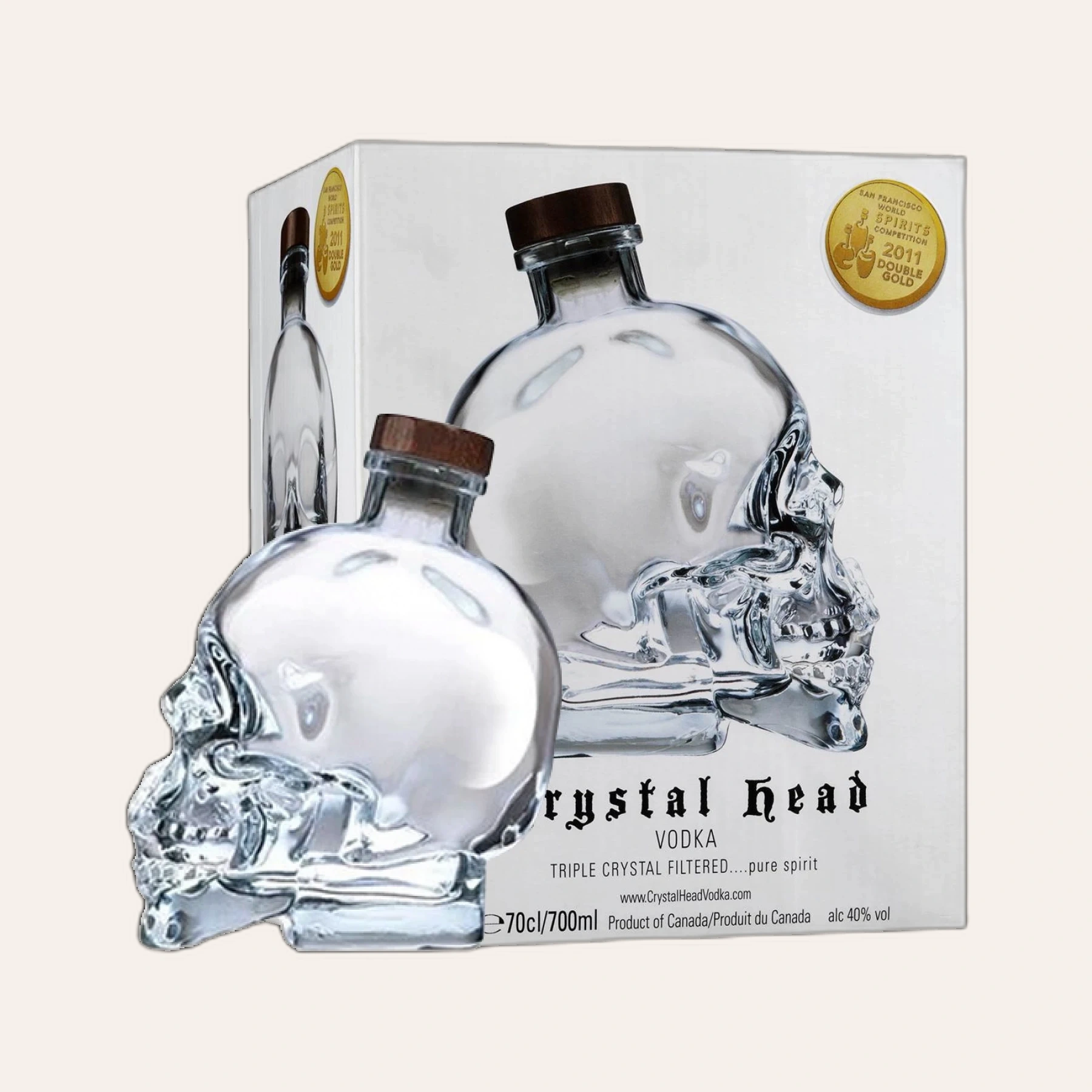 Rượu Vodka Canada Vodka Crystal Head Đầu Lâu