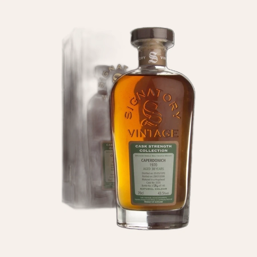 Rượu Whisky Caperdonich 38 Year Old Cask Strength Collection Signatory Vintage 1970