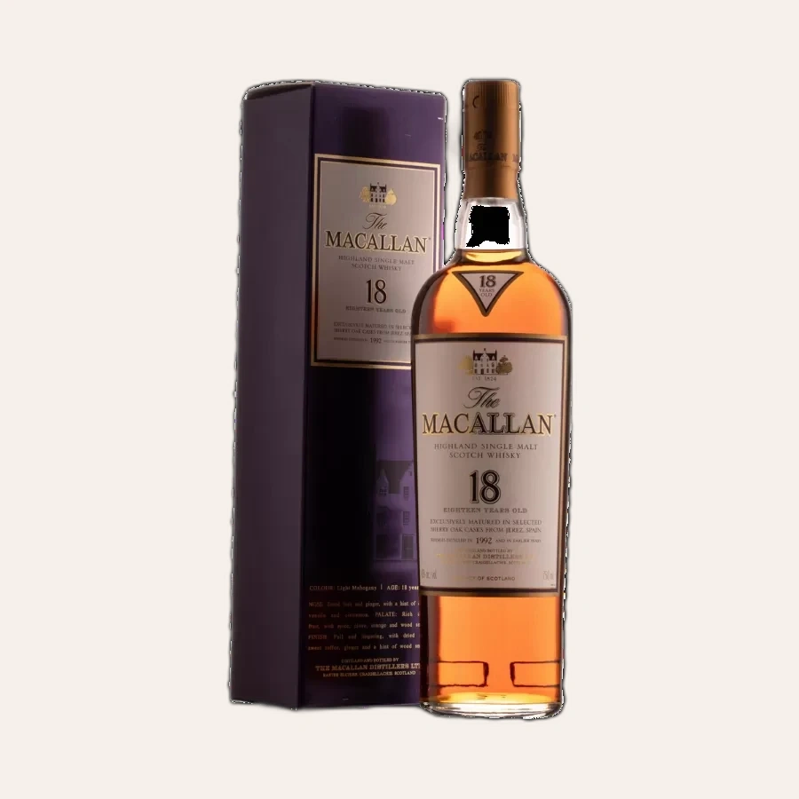 Rượu Whisky Macallan 18 Year Old 1992