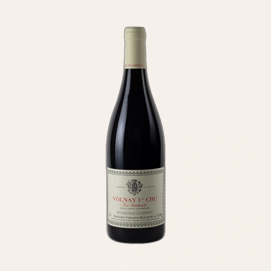 Rượu Vang Đỏ Pháp Domaine Vincent Bouzereau Volnay 1er Cru Les Santenots 2021