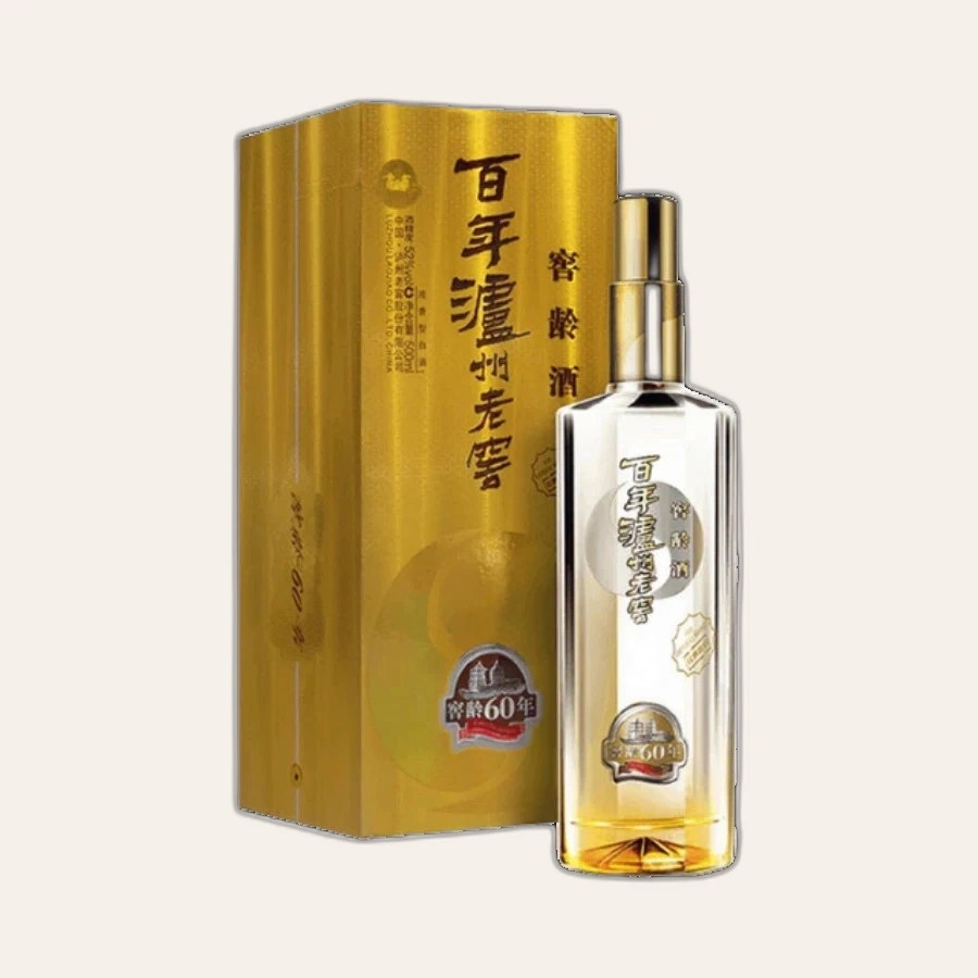 Rượu Lô Châu Lão Kiệu Bách Niên 52%/ 百年泸州老窖 窖龄60年/ Bainian Luzhoulaojiao-Jiaoling 60