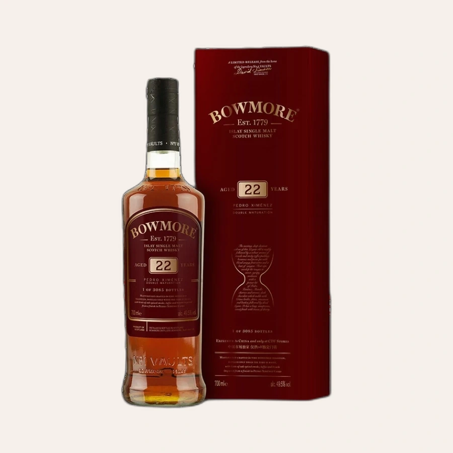 Rượu Whisky Bowmore 22 Year Old Pedro Ximenez Cask