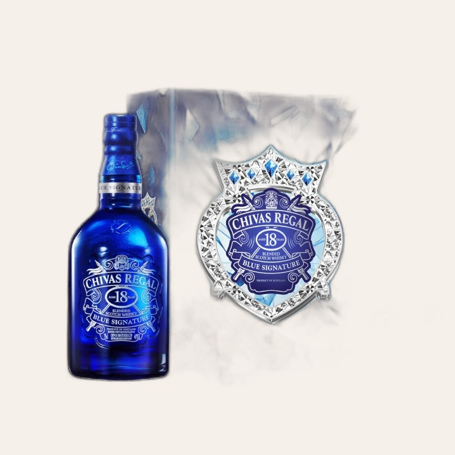 Rượu Whisky Chivas 18 Year Old Blue Signature Phiên Bản Hộp Quà Tết 2025