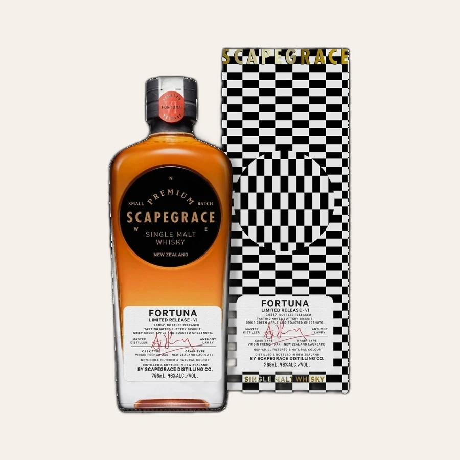 Rượu Whisky New Zealand Scapegrace Fortuna VI Limited Edition