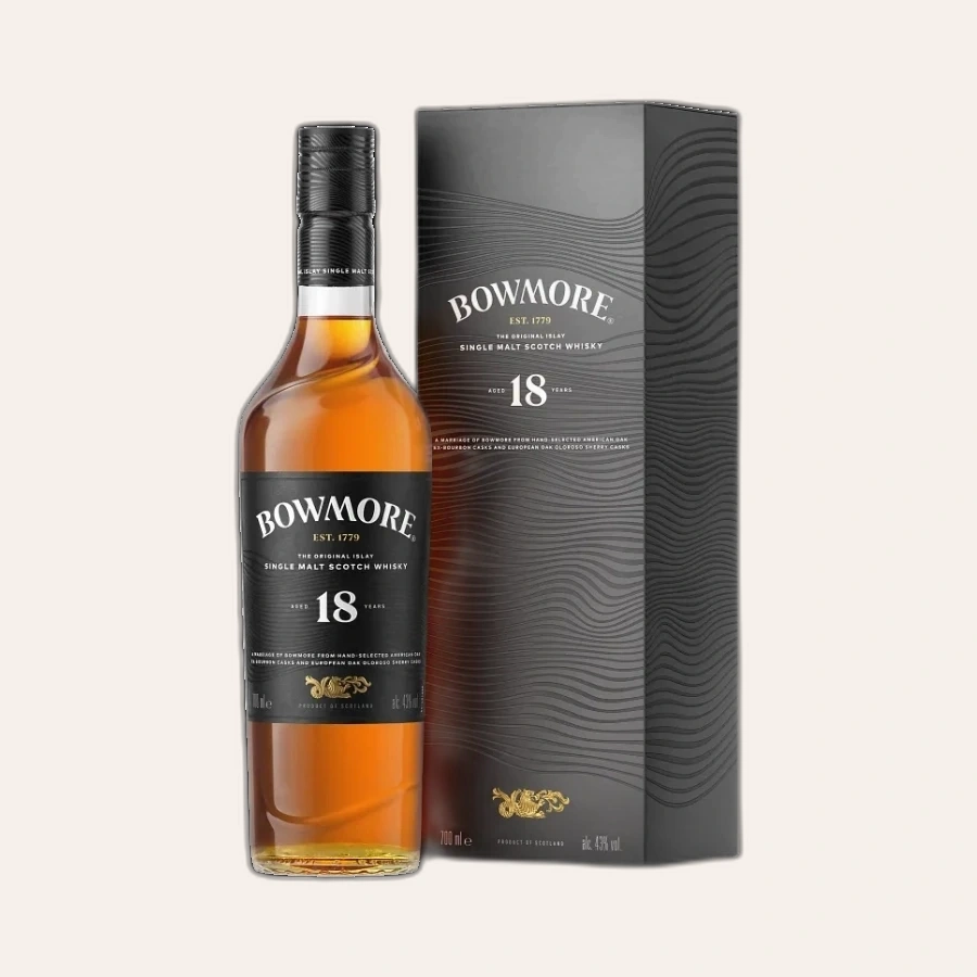 Rượu Whisky Bowmore 18 Year Old Single Malt