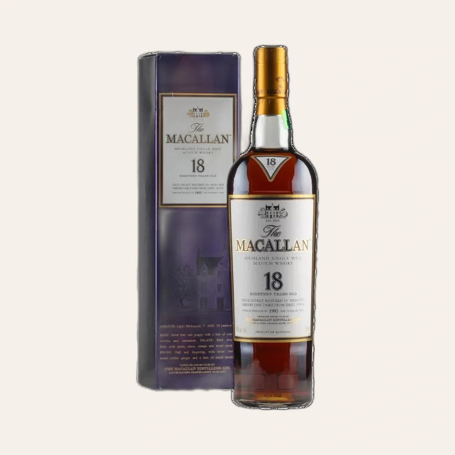Rượu Whisky Macallan 18 Year Old 1995