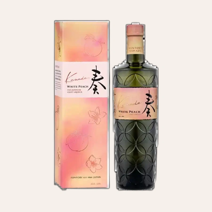 Rượu Liqueur Nhật Suntory Kanade White Peach Vị Hoa Anh Đào
