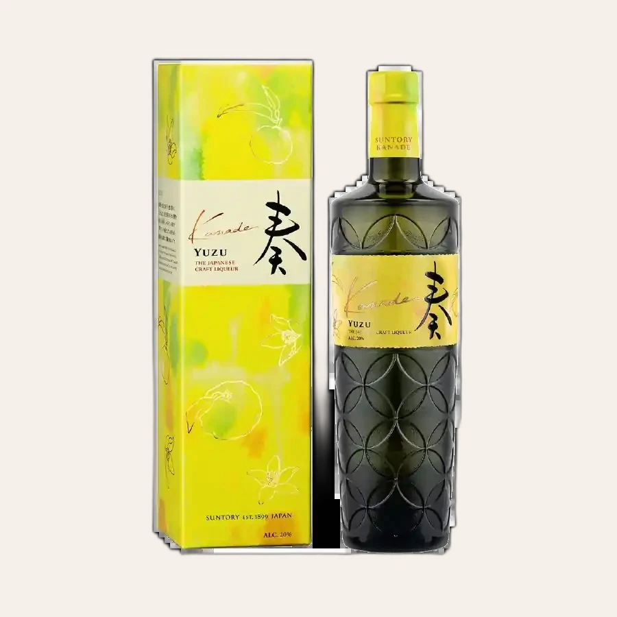 Rượu Liqueur Nhật Suntory Kanade Yuzu Vị Quýt
