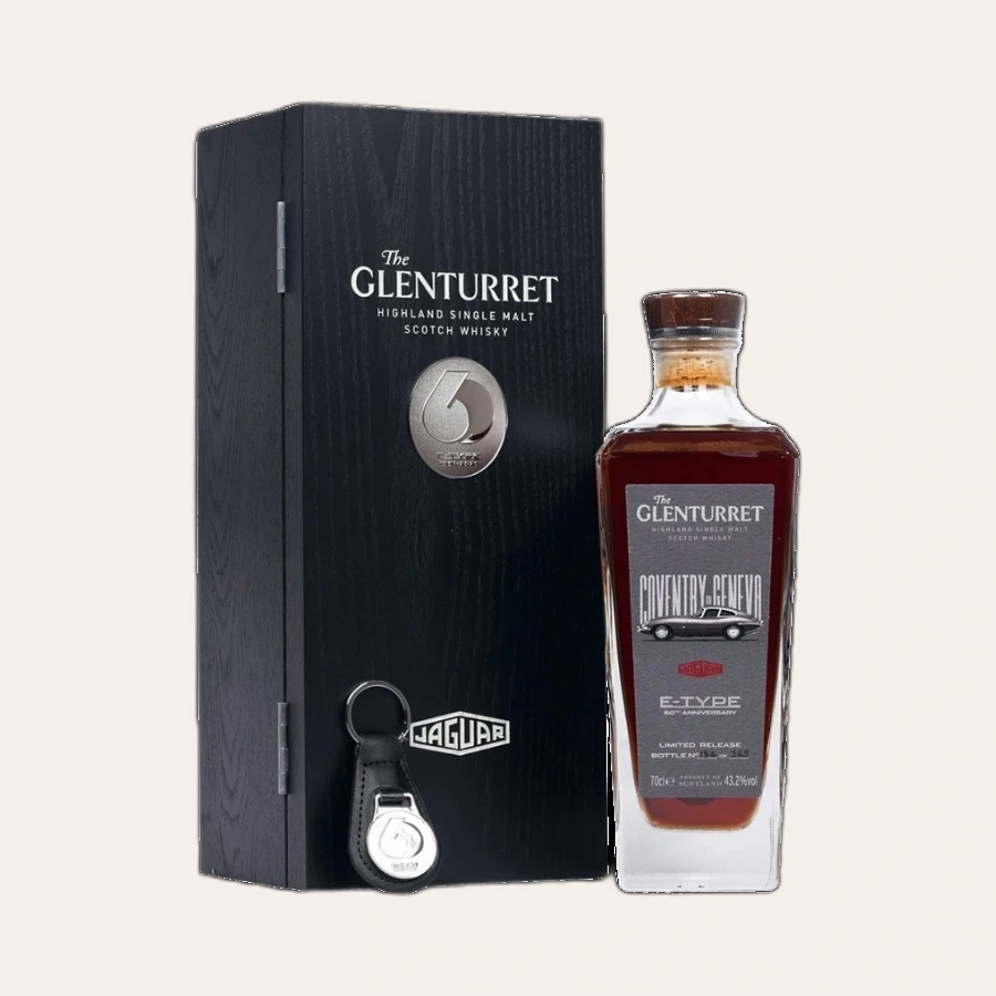 Rượu Whisky Glenturret 30 Year Old E-Type 60th Anniversary