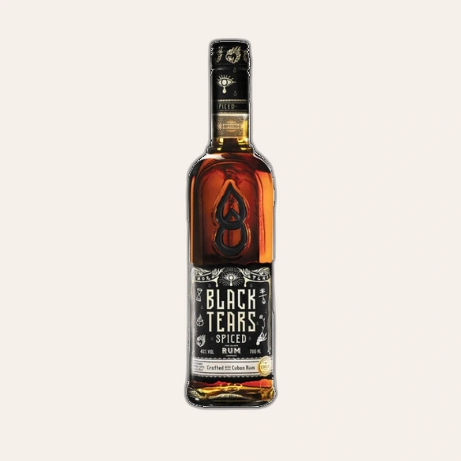 Rượu Rum Cuba Black Tears Spiced