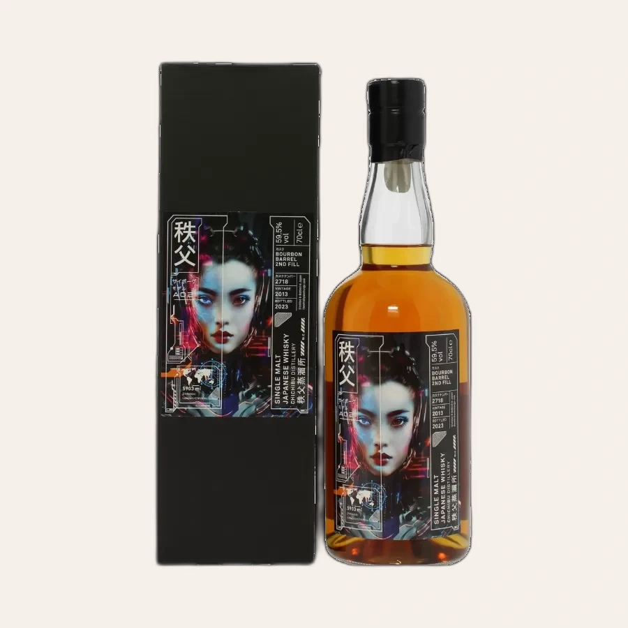 Rượu Whisky Nhật Chichibu 9 Year Old 2013 Cyborg Trilogy A02