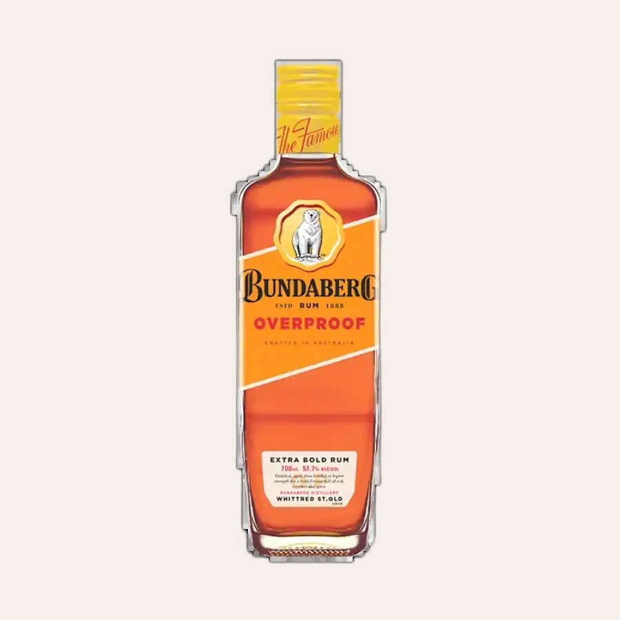Rượu Rum Úc Bundaberg Overproof Rum