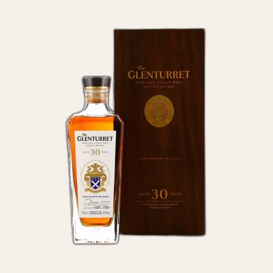 Rượu Whisky Glenturret 30 Year Old 2020 Maiden Release