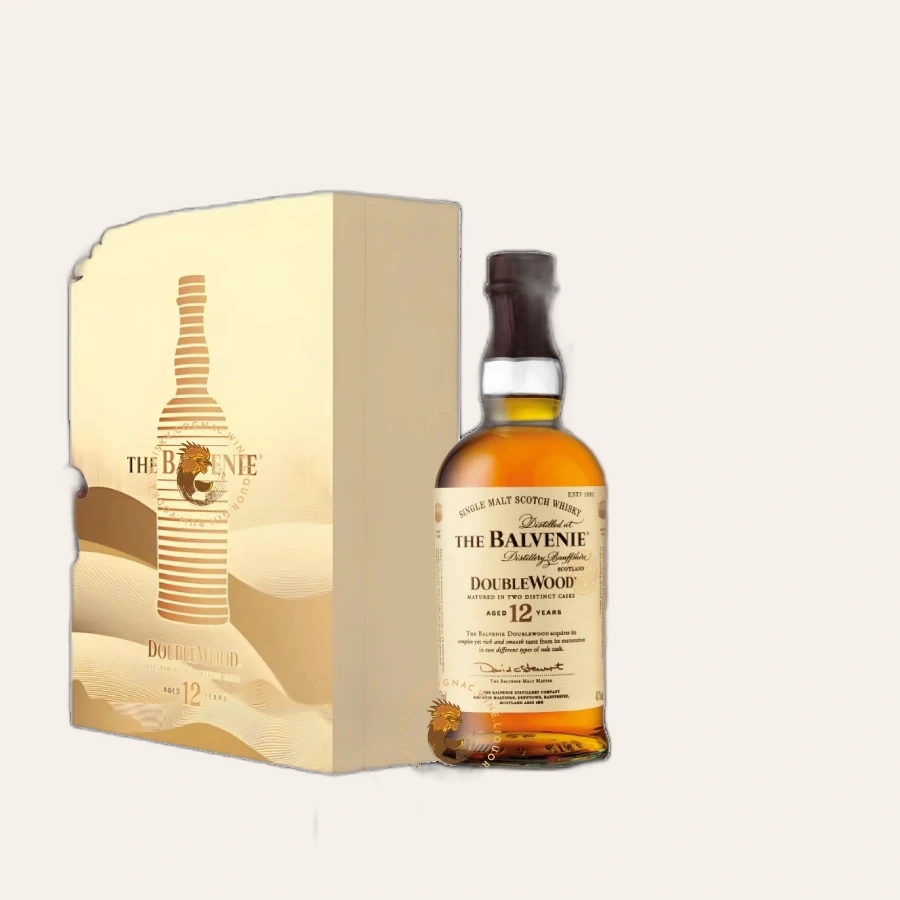 Rượu Whisky Balvenie 12 Year Old Double Wood Phiên Bản Hộp Quà Tết 2025