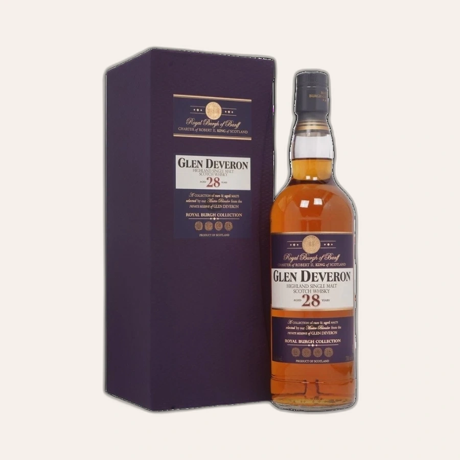Rượu Whisky Glen Deveron 28 Year Old Royal Burgh Collection