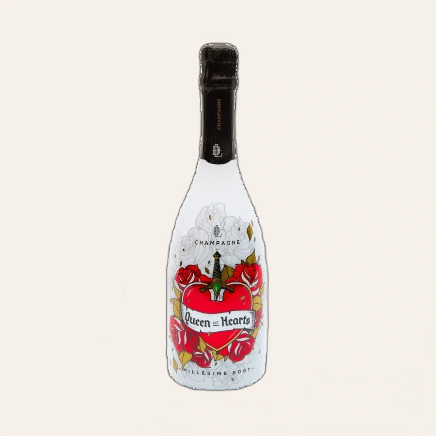 Rượu Champagne Pháp Queen of Hearts Chardonnay Millesime 2007