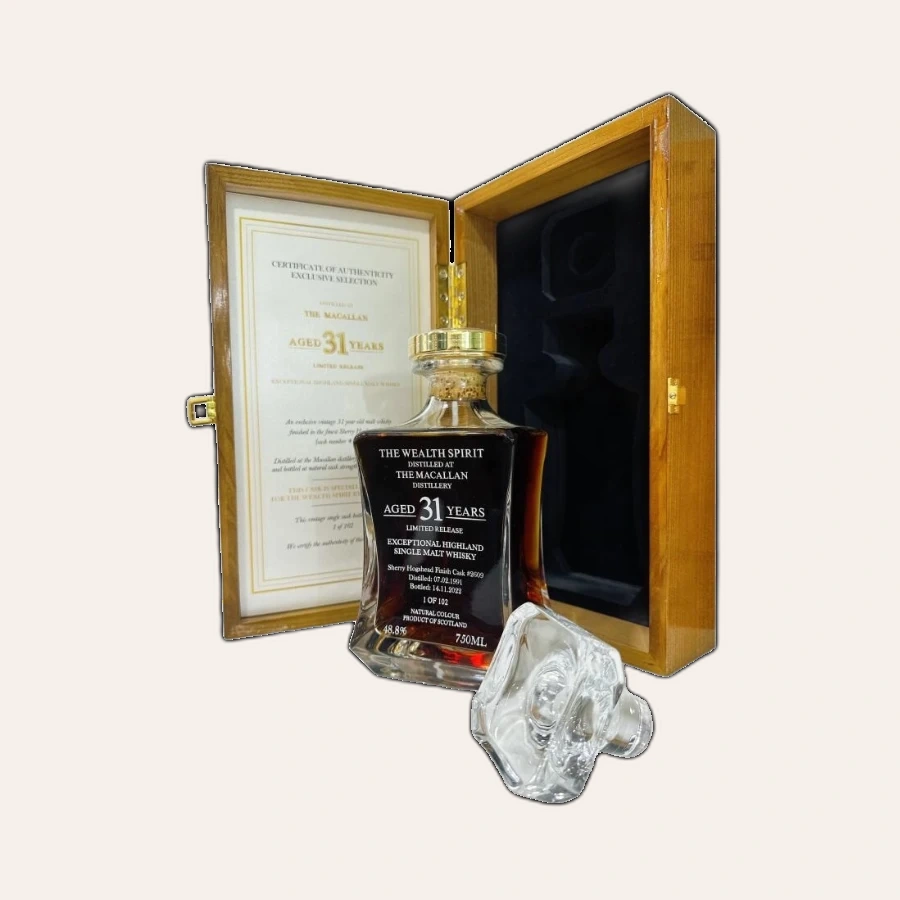 Rượu Whisky Macallan 31 Year Old 1991 Morrison Scotch Whisky Distillers