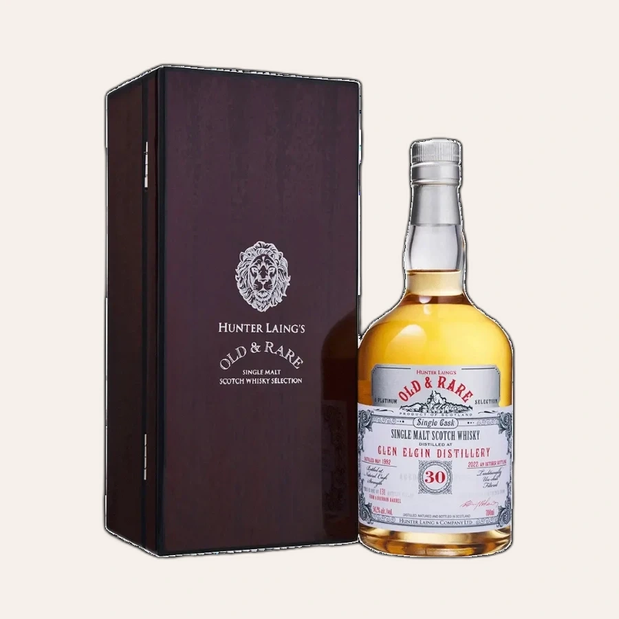 Rượu Whisky Old And Rare Glen Elgin 30 Year Old Hunter Laing 1992