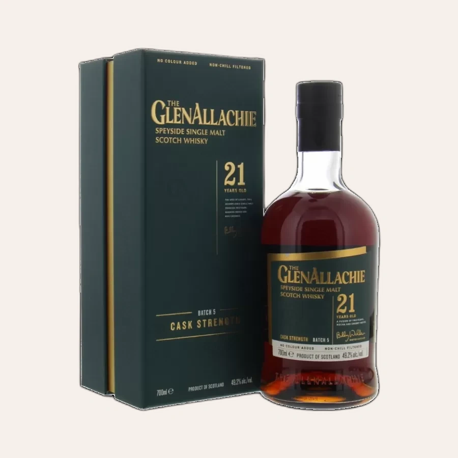 Rượu Whisky GlenAllachie 21 Year Old Cask Strength Batch 5