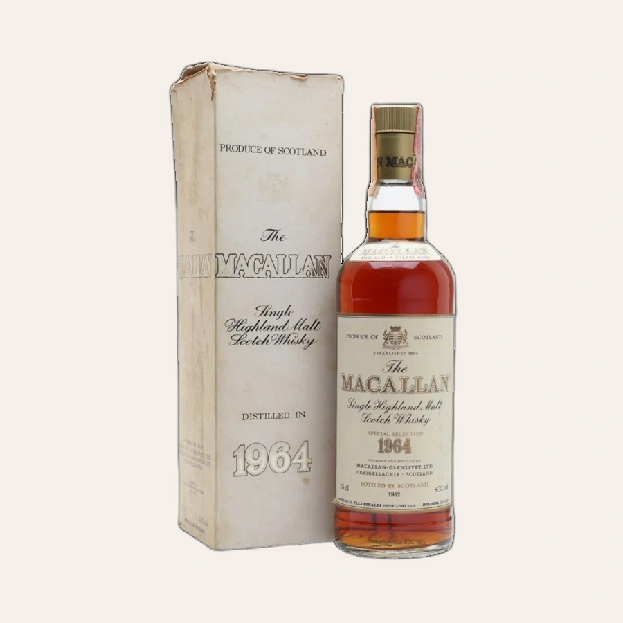 Rượu Whisky Macallan 18 Year Old 1964 Bottled 1982