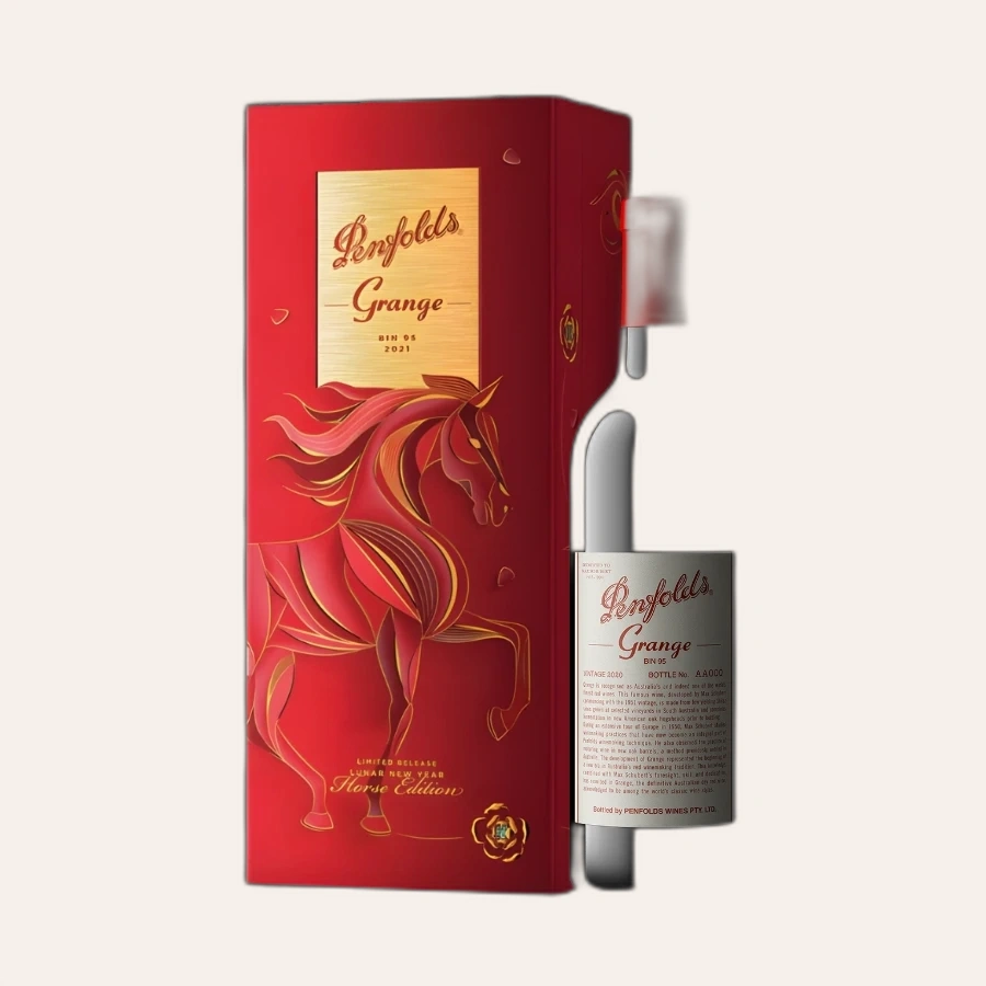 Rượu Vang Đỏ Úc Penfolds Grange Bin 95 Hộp Quà Tết 2026