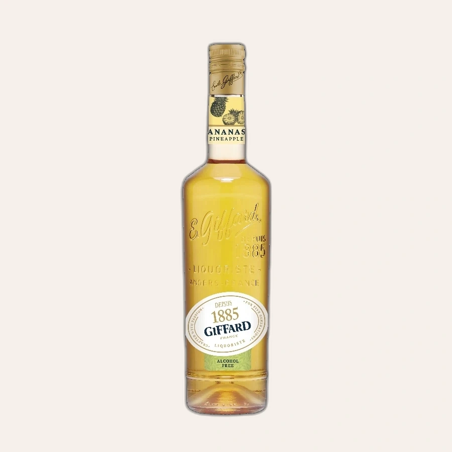 Rượu Liqueur Pháp Giffard Pineapple Alcohol Free