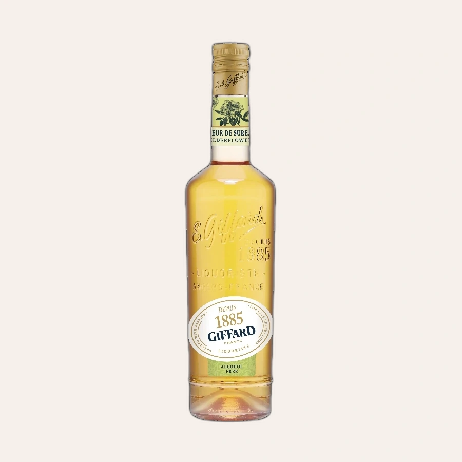 Rượu Liqueur Pháp Giffard Elderflower Alcohol Free