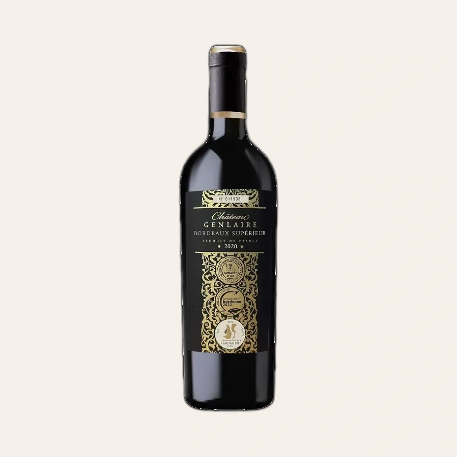 Rượu Vang Đỏ Pháp Chateau Genlaire Bordeaux Superieur