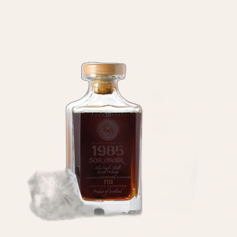 Rượu Whisky Bowmore 30 Year Old Kingsbury 1985 Vintage Decanter