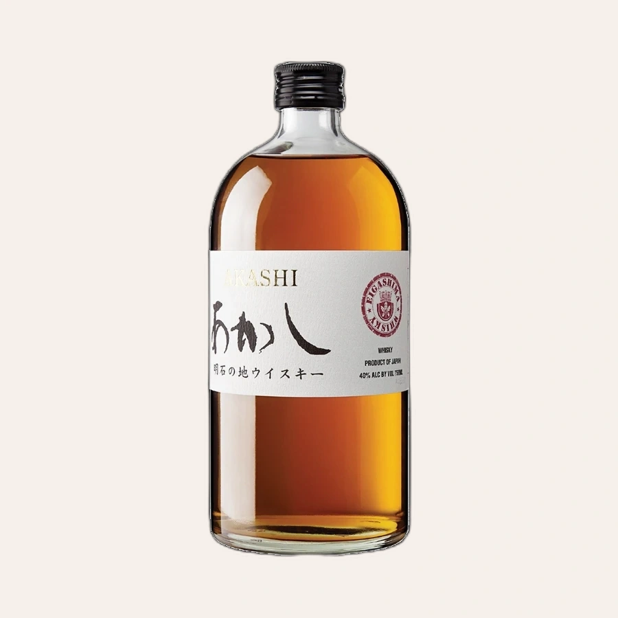 Rượu Whisky Nhật Akashi Red Blended Malt & Grain 500ml
