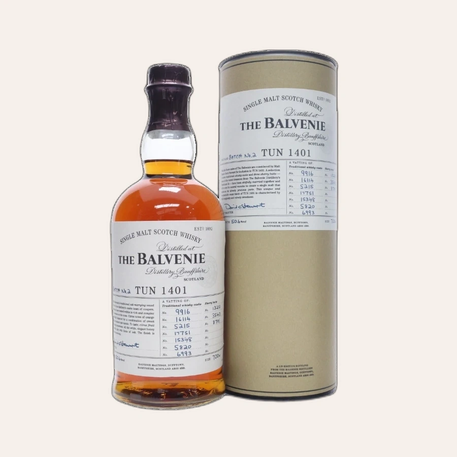 Rượu Whisky Balvenie Tun 1401 Limited Release Batch No. 2