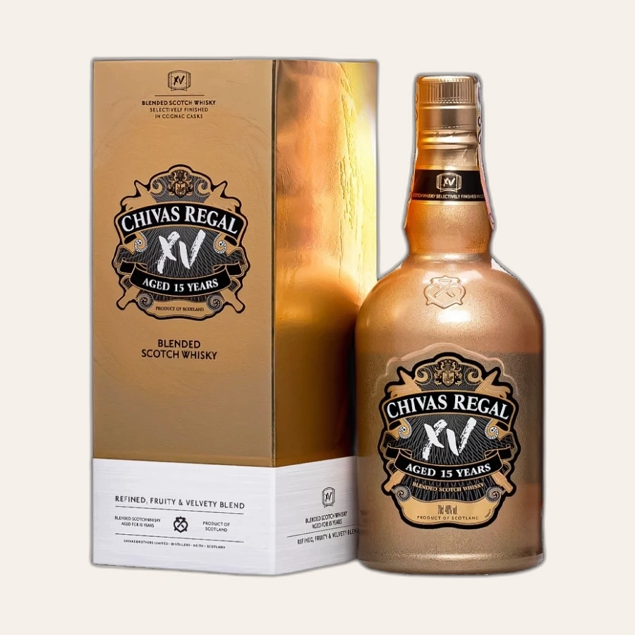 Rượu Whisky Chivas 15 Year Old Gold