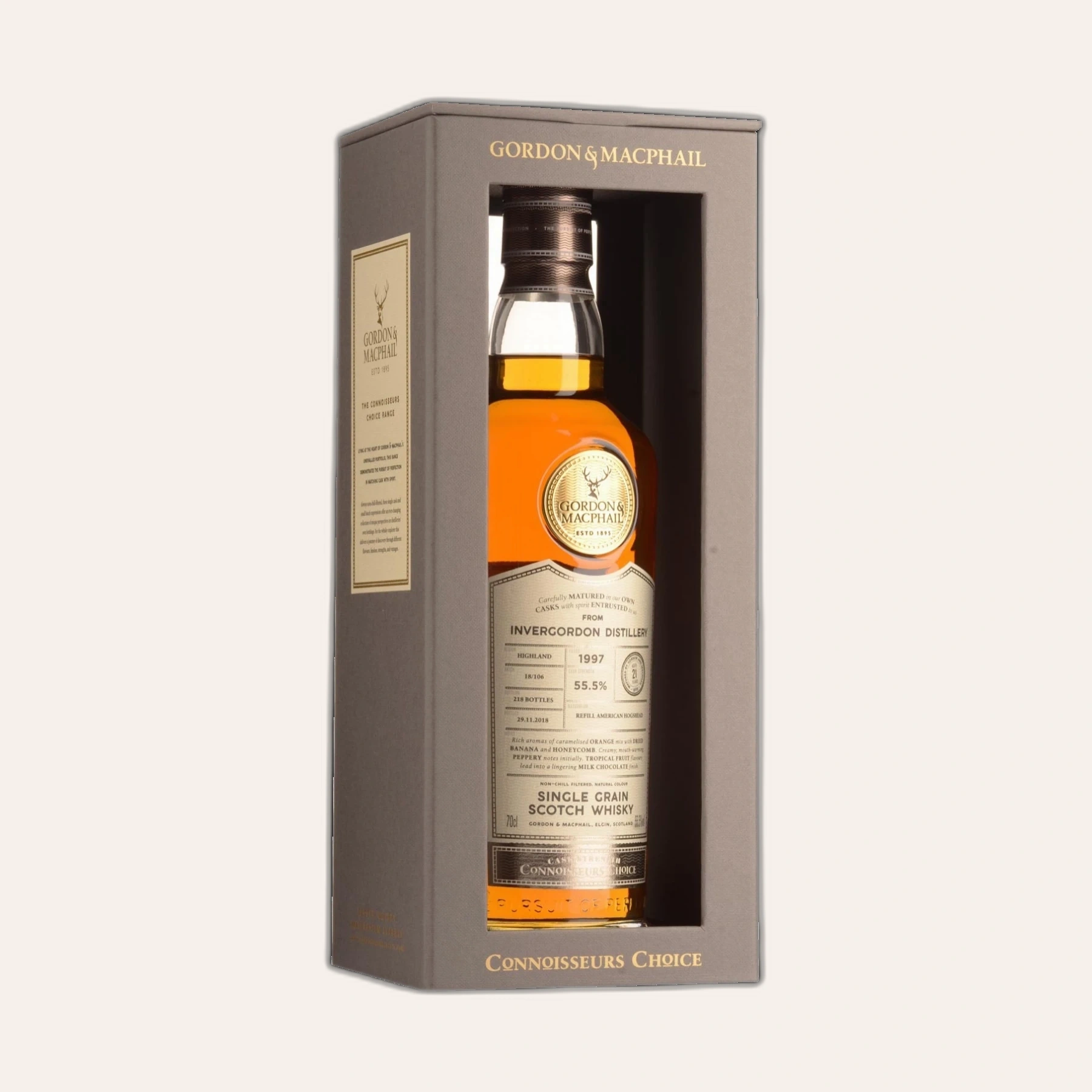 Rượu Whisky Invergordon 21 Year Old Gordon & Macphail 1997