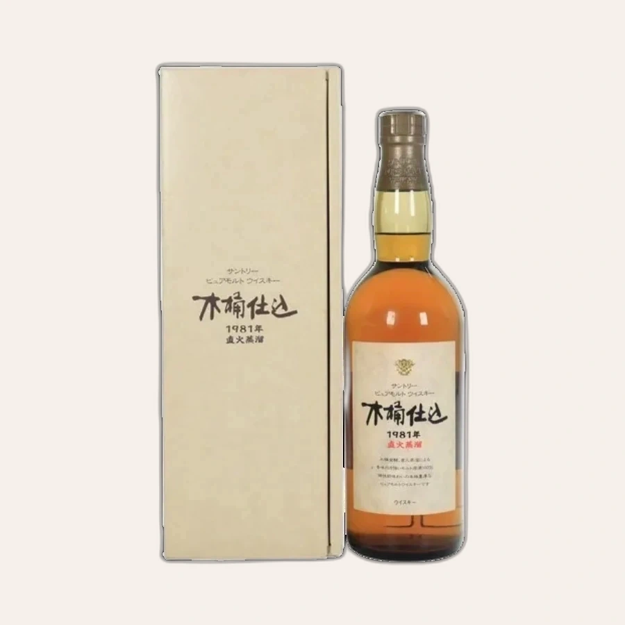 Rượu Whisky Hakushu 24 Year Old Kioke Shikomi Pure Malt 1981