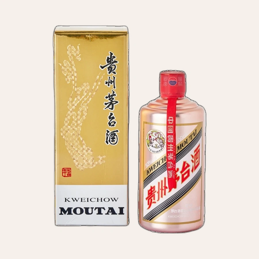 Rượu Kweichow Flying Fairy Moutai Rose Gold Edition 2017/ 贵州茅台飞天玫瑰金版 2017