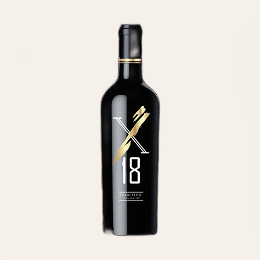 Rượu Vang Đỏ Ý X18 Primitivo Puglia