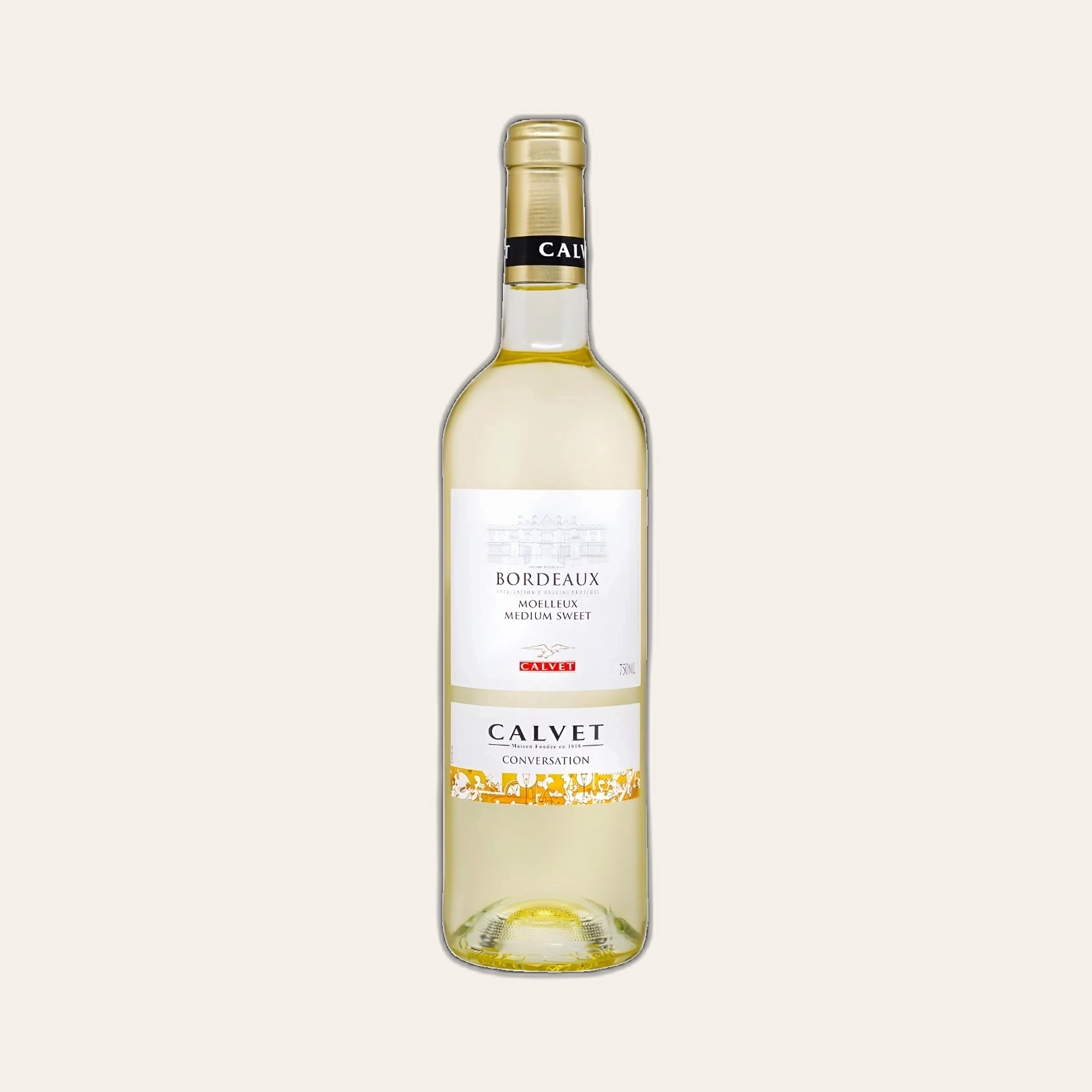 Rượu Vang Trắng Pháp Calvet Varietals Muscat Moelleux Medium Sweet