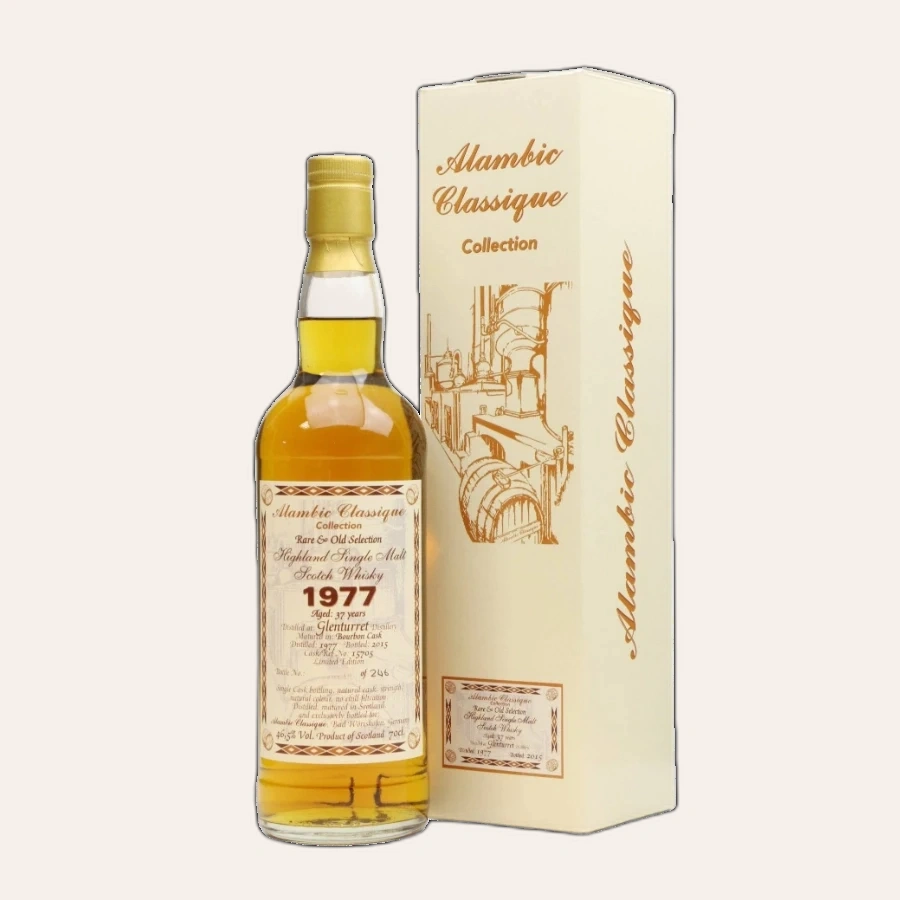 Rượu Whisky Glenturret 37 Year Old 1977 Alambic Classique Collection