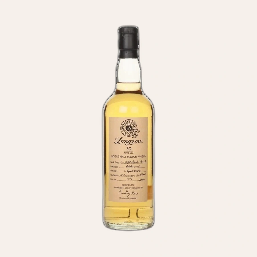Rượu Whisky Longrow 20 Year Old Springbank Society 2001