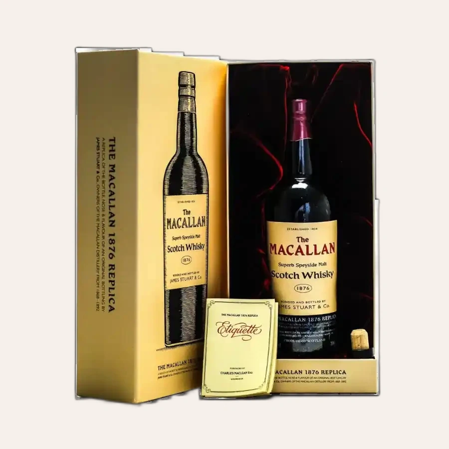 Rượu Whisky Macallan 1876 Replica
