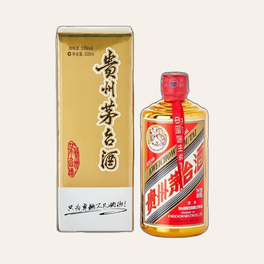 Rượu Kweichow Flying Fairy Moutai Gold Edition 2016/ Mao Đài Phi Thiên Vàng 2016/ 贵州茅台飞天金版 2016