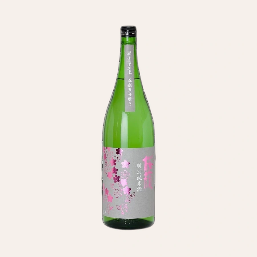 Rượu Sake Nhật Bản Sakuragao Tokubetsu Junmai Magnum 1.8L