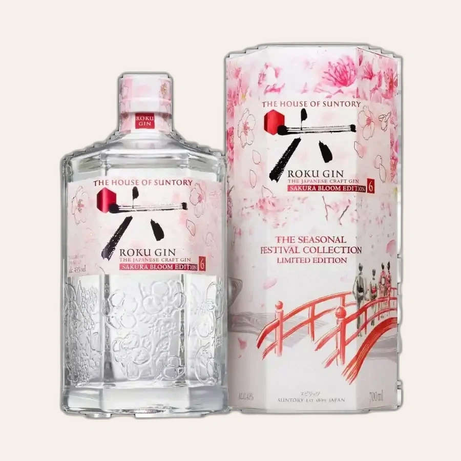 Rượu Gin Nhật Roku Sakura Bloom Edition