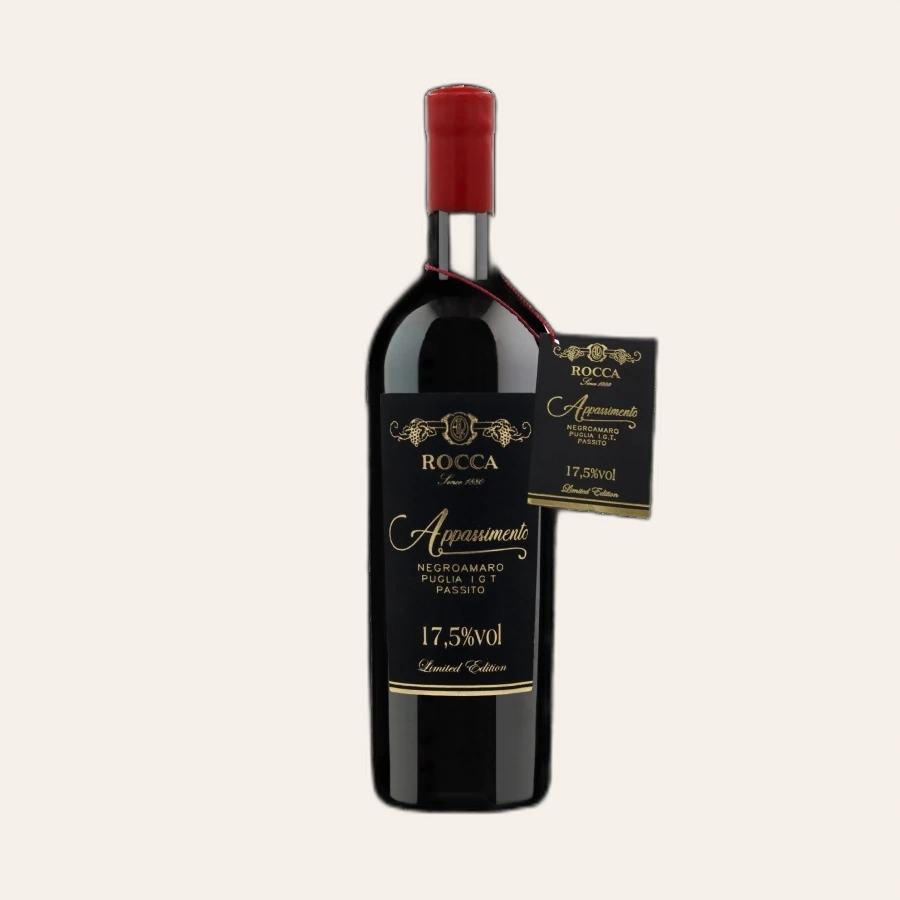 Rượu Vang Đỏ Ý Rocca Appassimento Negroamaro