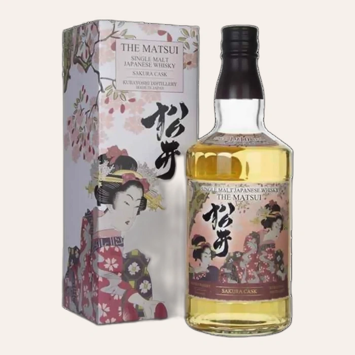 Rượu Whisky Nhật The Matsui Single Malt Whisky Sakura Cask