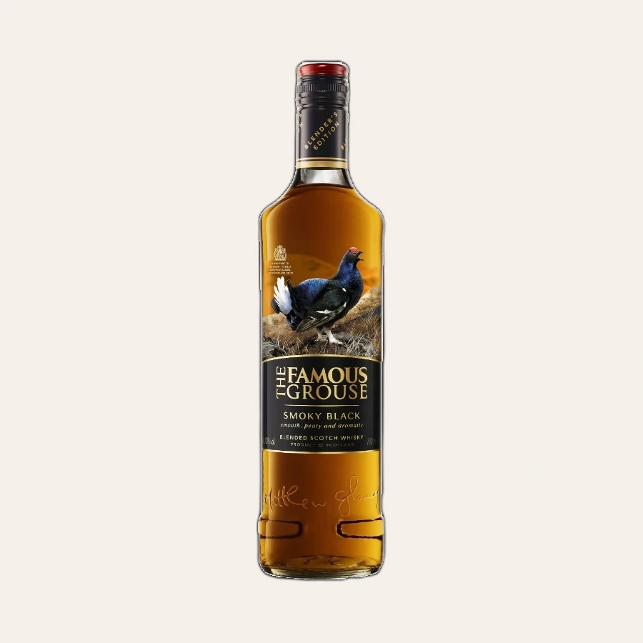 Rượu Whisky Famous Grouse Smoky Black