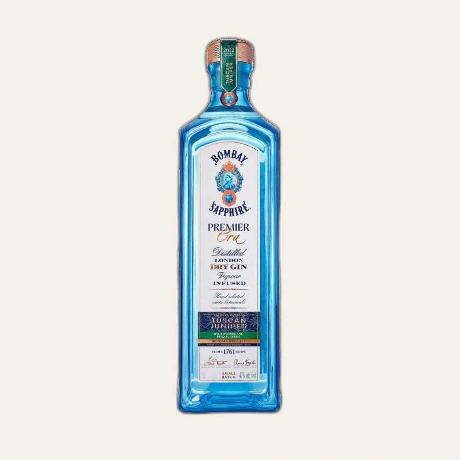 Rượu Gin Anh Quốc Bombay Sapphire Premium Cru Tuscan Juniper 1000ml