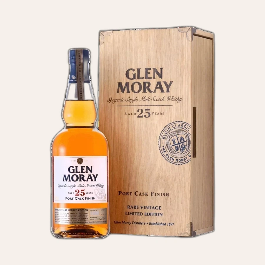 Rượu Whisky Glen Moray 25 Port Cask Finish