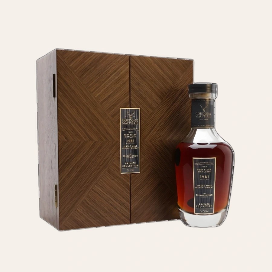 Rượu Whisky Port Ellen 42 Year Old Gordon & Macphail 1981
